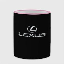 Кружка 3D Lexus, цвет: 3D-розовый кант — фото 2