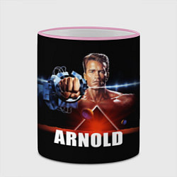 Кружка 3D Iron Arnold, цвет: 3D-розовый кант — фото 2