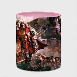 Кружка 3D Warhammer 40k: Angelos, цвет: 3D-белый + розовый — фото 2