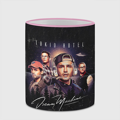 Кружка цветная Tokio Hotel: Retro Dream / 3D-Розовый кант – фото 2