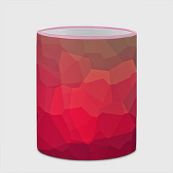 Кружка 3D Edge abstract, цвет: 3D-розовый кант — фото 2