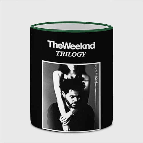 Кружка цветная The Weeknd: Trilogy / 3D-Зеленый кант – фото 2