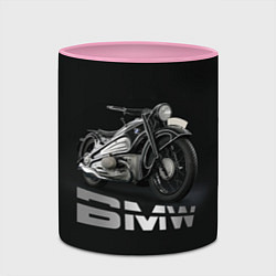 Кружка 3D Мотоцикл BMW, цвет: 3D-белый + розовый — фото 2
