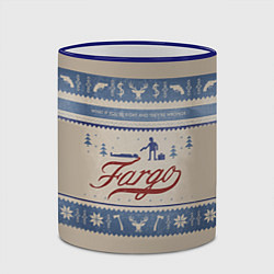 Кружка 3D Fargo Winter, цвет: 3D-синий кант — фото 2
