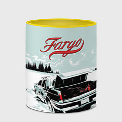 Кружка 3D Fargo Car, цвет: 3D-белый + желтый — фото 2