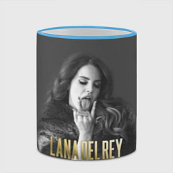 Кружка 3D Lana Del Rey: Sex, цвет: 3D-небесно-голубой кант — фото 2