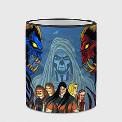 Кружка 3D Dethklok: Heroes, цвет: 3D-черный кант — фото 2