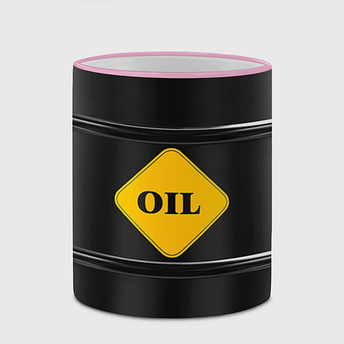 Кружка цветная Oil / 3D-Розовый кант – фото 2