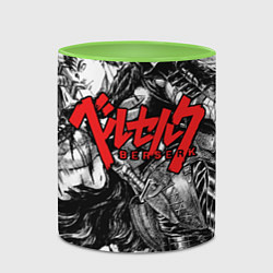 Кружка 3D Berserk, цвет: 3D-белый + светло-зеленый — фото 2