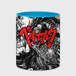 Кружка 3D Berserk, цвет: 3D-белый + небесно-голубой — фото 2
