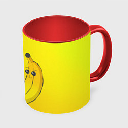 Кружка 3D Just Banana (Yellow), цвет: 3D-белый + красный