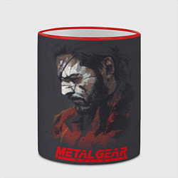 Кружка 3D Metal Gear Solid, цвет: 3D-красный кант — фото 2