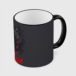 Кружка 3D Metal Gear Solid, цвет: 3D-черный кант