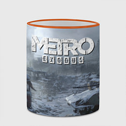 Кружка 3D Metro Exodus: Cold Winter, цвет: 3D-оранжевый кант — фото 2