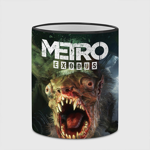 Кружка цветная Metro Exodus / 3D-Черный кант – фото 2