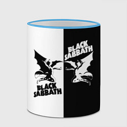 Кружка 3D Black Sabbath, цвет: 3D-небесно-голубой кант — фото 2