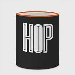 Кружка 3D Hip-Hop Inside, цвет: 3D-оранжевый кант — фото 2