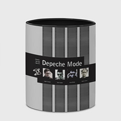 Кружка 3D Группа Depeche Mode, цвет: 3D-белый + черный — фото 2