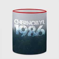 Кружка 3D Чернобыль 1986, цвет: 3D-красный кант — фото 2