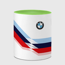 Кружка 3D BMW БМВ WHITE, цвет: 3D-белый + светло-зеленый — фото 2