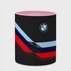 Кружка 3D Бмв Bmw Black, цвет: 3D-белый + розовый — фото 2