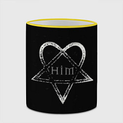 Кружка 3D HIM, цвет: 3D-желтый кант — фото 2