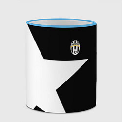 Кружка 3D FC Juventus: Star, цвет: 3D-небесно-голубой кант — фото 2