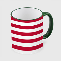 Кружка 3D USA Flag, цвет: 3D-зеленый кант