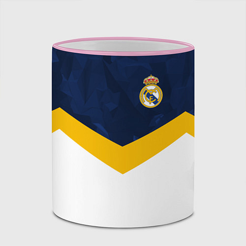 Кружка цветная Real Madrid FC: Sport / 3D-Розовый кант – фото 2