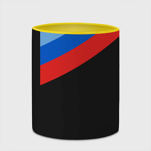 Кружка цветная Бмв Bmw 2018 Brand Colors / 3D-Белый + желтый – фото 2