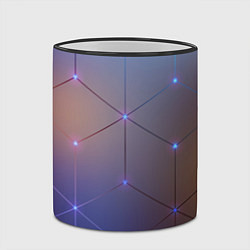 Кружка 3D НЕЙРОННАЯ СЕТЬ NEURAL NETWORK, цвет: 3D-черный кант — фото 2