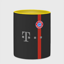 Кружка 3D Bayern FC: Black 2018, цвет: 3D-белый + желтый — фото 2