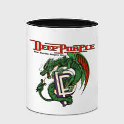 Кружка 3D Deep Purple: Green Gragon, цвет: 3D-белый + черный — фото 2