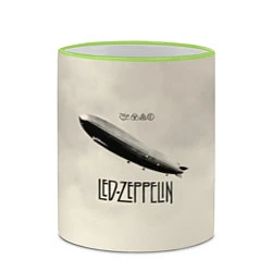 Кружка 3D Led Zeppelin: Fly, цвет: 3D-светло-зеленый кант — фото 2