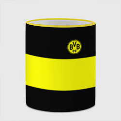 Кружка 3D Borussia 2018 Black and Yellow, цвет: 3D-желтый кант — фото 2