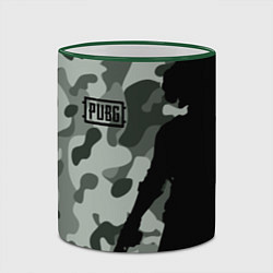 Кружка 3D PUBG: Camo Shadow, цвет: 3D-зеленый кант — фото 2