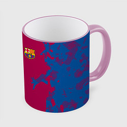 Кружка 3D FC Barcelona: Purple Original, цвет: 3D-розовый кант