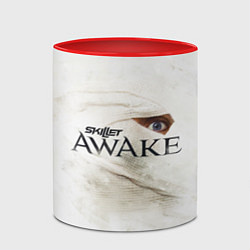 Кружка 3D Skillet: Awake, цвет: 3D-белый + красный — фото 2