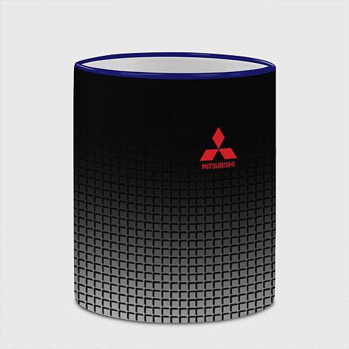 Кружка цветная MITSUBISHI SPORT / 3D-Синий кант – фото 2