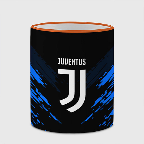 Кружка цветная JUVENTUS Sport / 3D-Оранжевый кант – фото 2