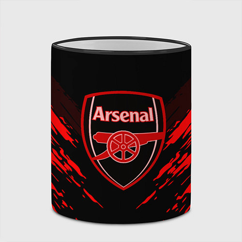 Кружка цветная Arsenal FC: Sport Fashion / 3D-Черный кант – фото 2