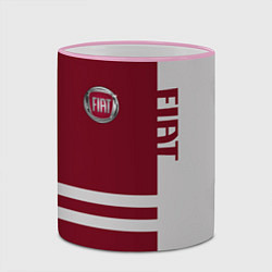 Кружка 3D Fiat, цвет: 3D-розовый кант — фото 2