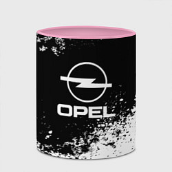Кружка 3D Opel: Black Spray, цвет: 3D-белый + розовый — фото 2