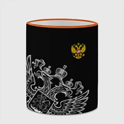Кружка 3D Russia: Black Edition, цвет: 3D-оранжевый кант — фото 2