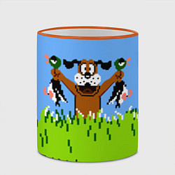 Кружка 3D Duck Hunt, цвет: 3D-оранжевый кант — фото 2