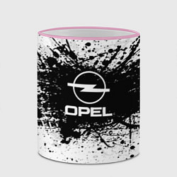 Кружка 3D Opel: Black Spray, цвет: 3D-розовый кант — фото 2