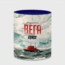 Кружка 3D Грот: Ледокол Вега, цвет: 3D-белый + синий — фото 2