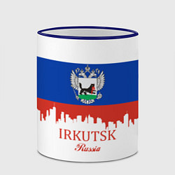 Кружка 3D Irkutsk: Russia, цвет: 3D-синий кант — фото 2