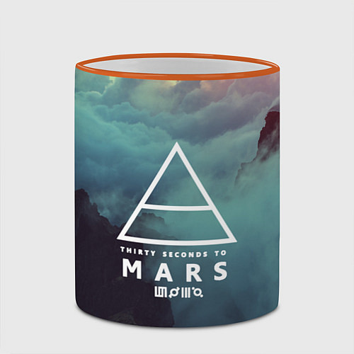 Кружка цветная 30 STM: Dark Heaven / 3D-Оранжевый кант – фото 2