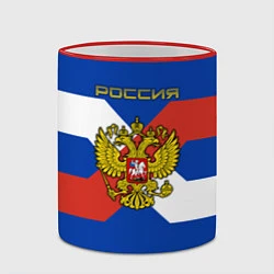 Кружка 3D Спортивная Россия, цвет: 3D-красный кант — фото 2